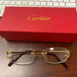Cartier Rimless Glasses